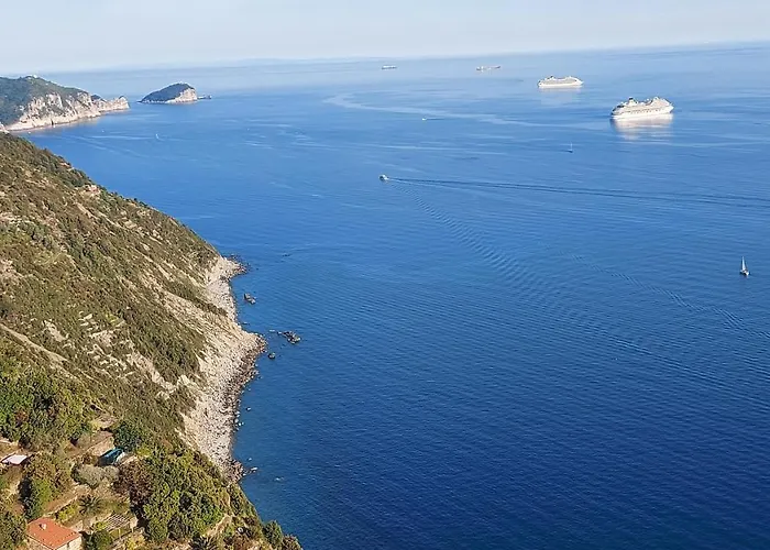 Casa A Picco Sul Mare 5 Terre Campiglia (Liguria)